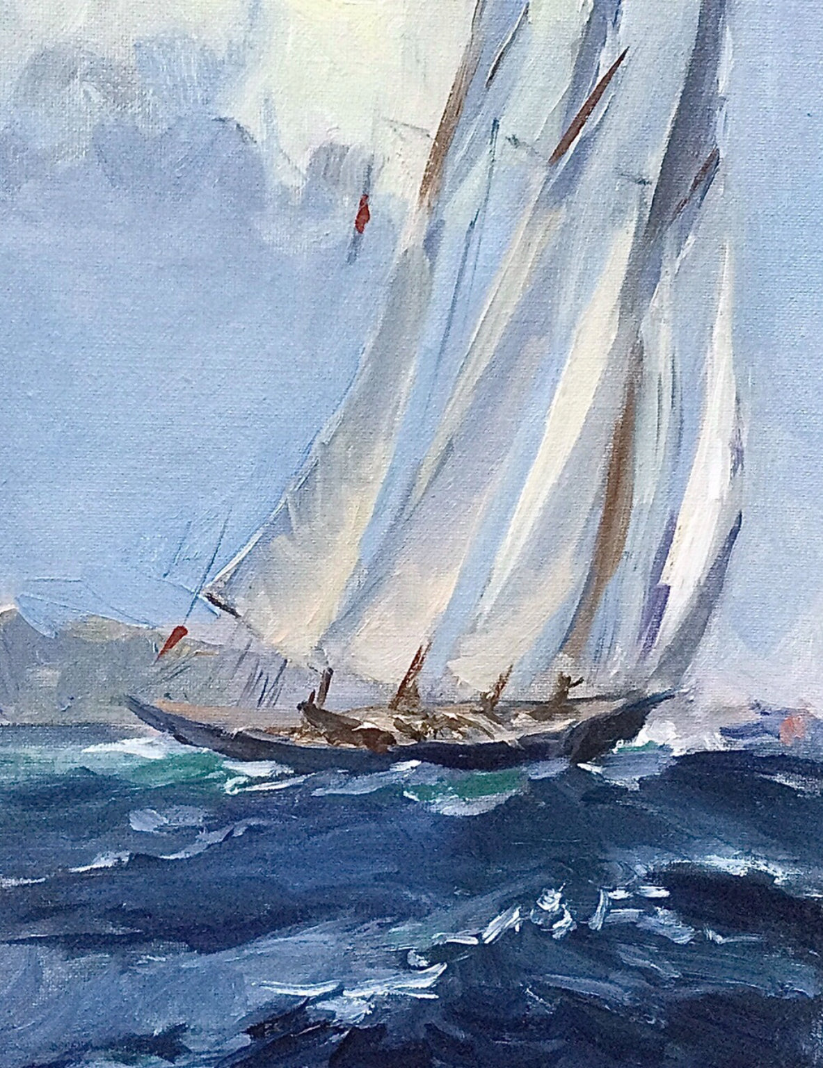 Etude du schooner Atlantique