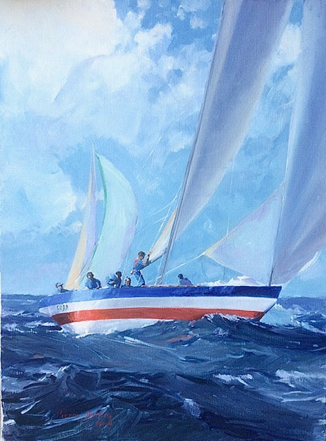 France 3 dans la houle. America's Cup selon le baron Bich