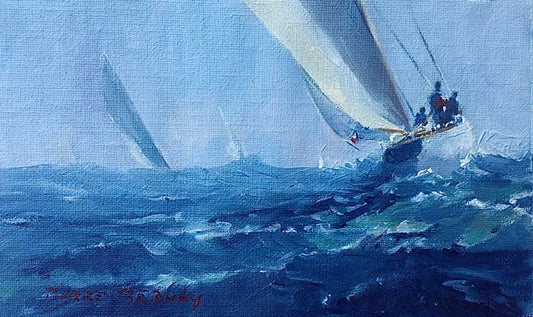 Houle longue par le travers